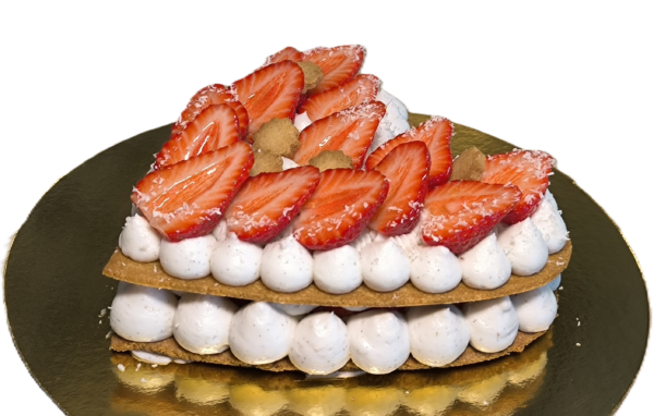 Délice fraise coco (6 parts)