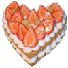 Délice fraise coco (6 parts)